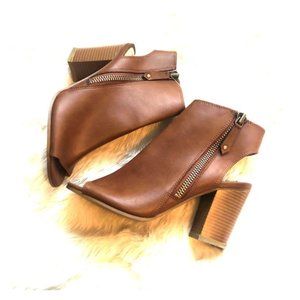 Madden Girl Peep Toe Booties